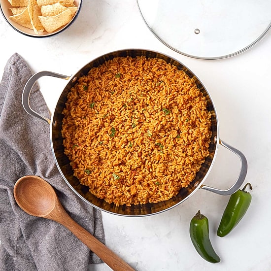 Infuse Aluminum Non-Stick 6-qt Caldero Saute Pan