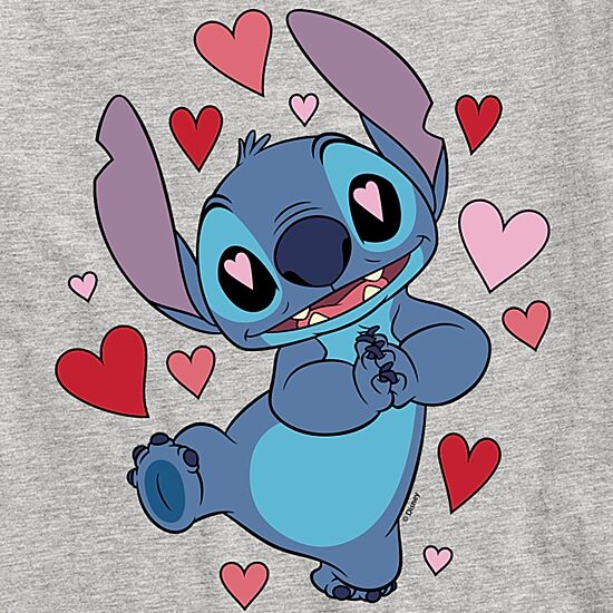 Disney Collection Little & Big Kid Boys Crew Neck Short Sleeve Regular Fit Lilo & Stitch Graphic T-Shirt