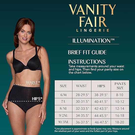 Vanity Fair Womens Brief Panty 13109