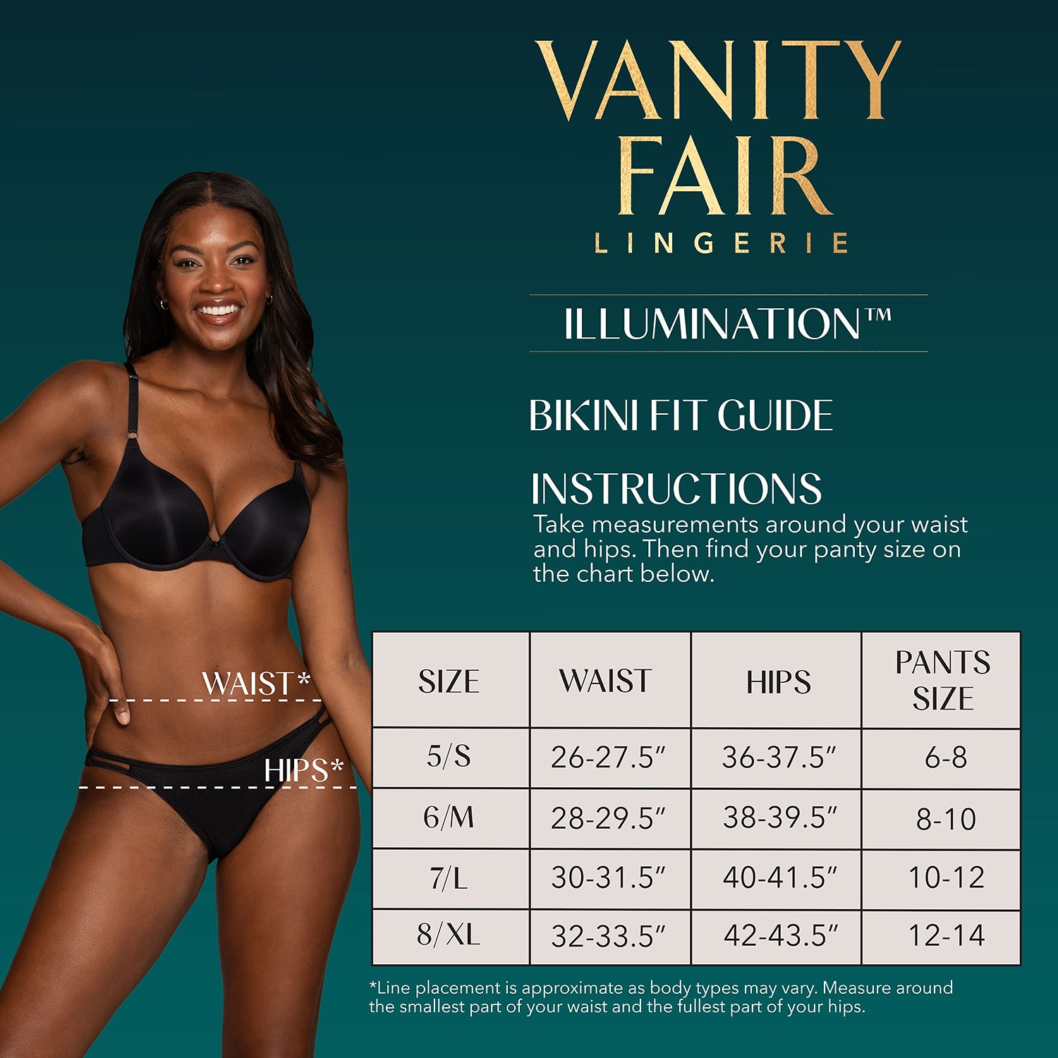 Vanity Fair Illumination Womens Bikini Panty 18108