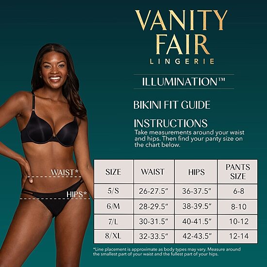 Vanity Fair Illumination Womens Bikini Panty 18108
