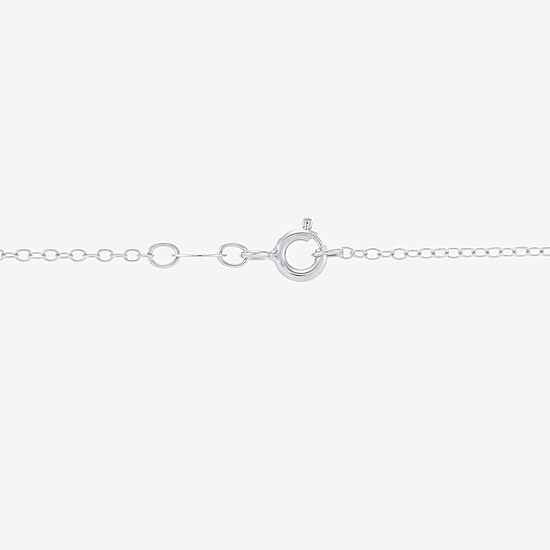 Limited Quantities! "Mom" Womens 1/4 CT. T.W. Lab Grown White Diamond Sterling Silver 18 Inch Pendant Necklace