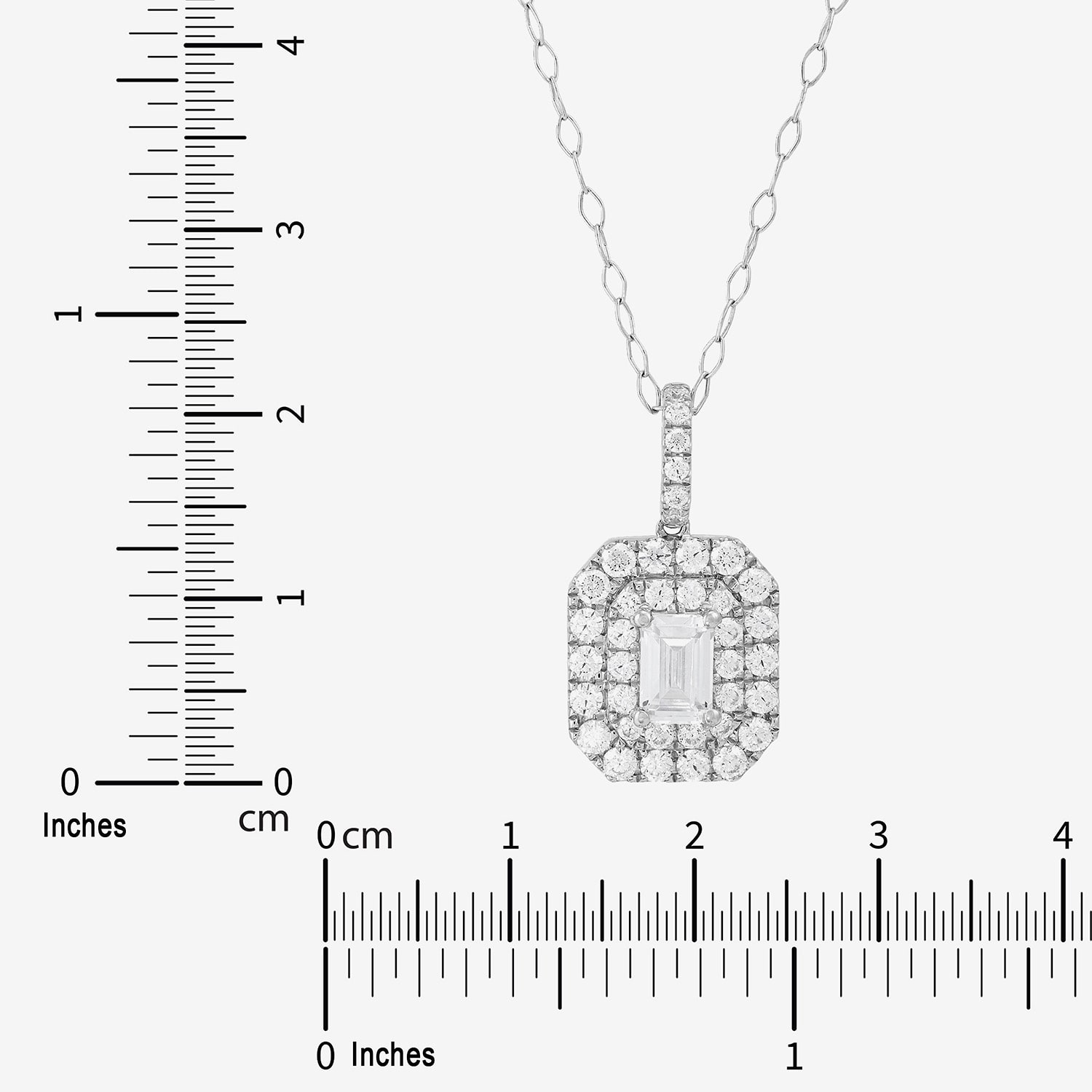 Limited Quantities! Womens 1 1/4 CT. T.W. Lab Grown White Diamond 14K Gold 18 Inch Pendant Necklace