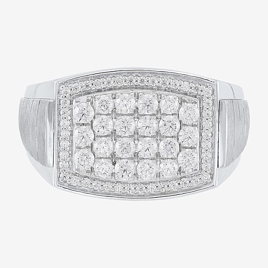Limited Quantities! Mens 1 CT. T.W. Natural White Diamond 10K Gold Fashion Ring