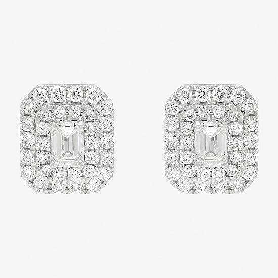 Limited Quantities! 1 1/2 CT. T.W. Lab Grown White Diamond 14K Gold 11.4mm Stud Earrings