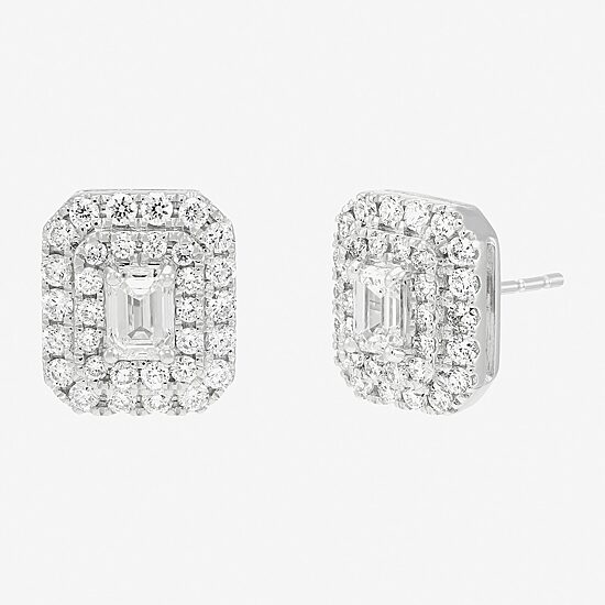Limited Quantities! 1 1/2 CT. T.W. Lab Grown White Diamond 14K Gold 11.4mm Stud Earrings