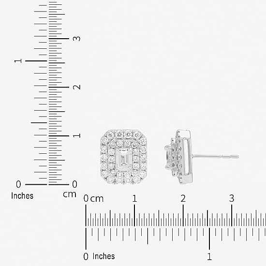 Limited Quantities! 1 1/2 CT. T.W. Lab Grown White Diamond 14K Gold 11.4mm Stud Earrings