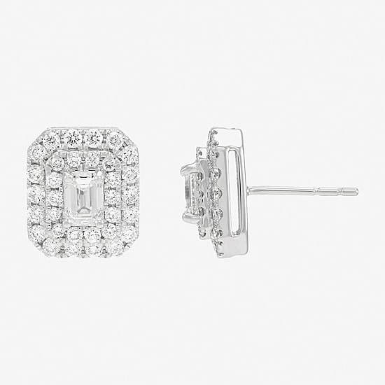 Limited Quantities! 1 1/2 CT. T.W. Lab Grown White Diamond 14K Gold 11.4mm Stud Earrings