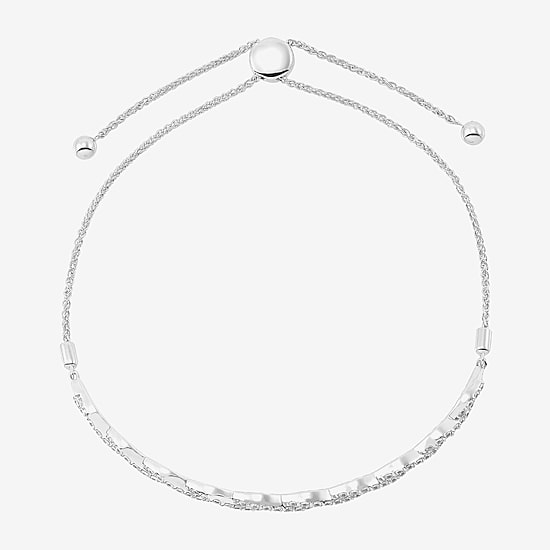 Limited Quantities! Womens 1 1/4 CT. T.W. Lab Grown White Diamond 10K Gold Bolo Bracelet