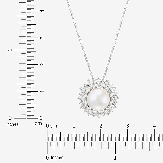 Limited Quantities! Womens 3/4 CT. T.W. Dyed White Cultured Freshwater Pearl 14K Gold 18 Inch Pendant Necklace