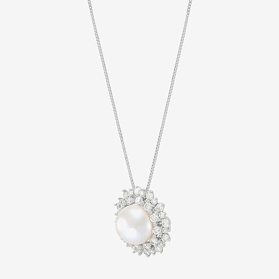 Limited Quantities! Womens 3/4 CT. T.W. Dyed White Cultured Freshwater Pearl 14K Gold 18 Inch Pendant Necklace