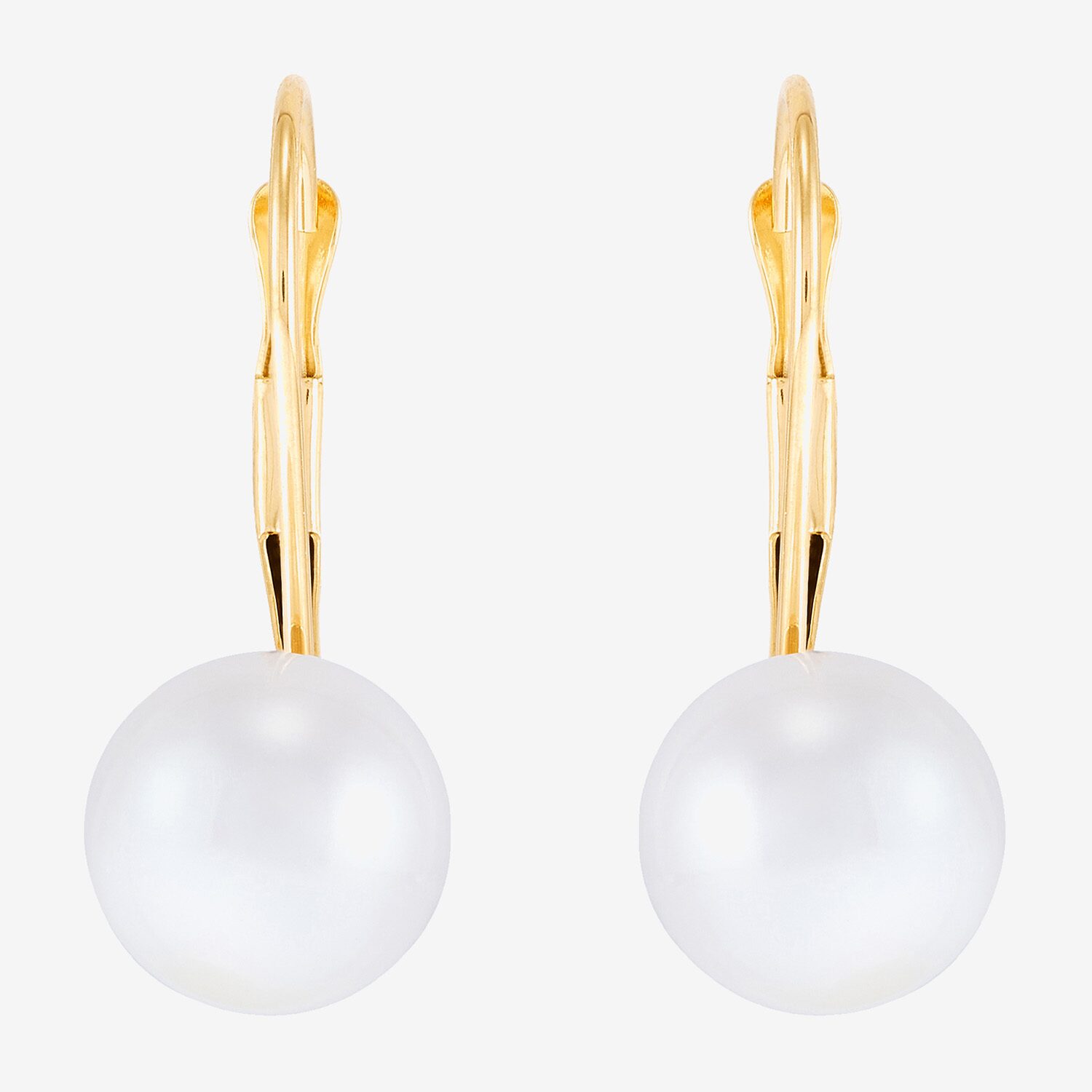 Limited Quantities! Womens Dyed White Cultured Freshwater Pearl 14K Gold Drop Earrings