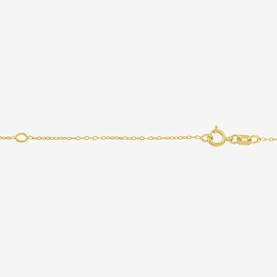 Womens Genuine Red Garnet 14K Gold Over Silver Oval 16 Inch Pendant Necklace