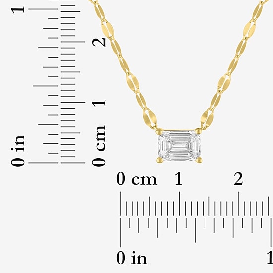 Diamond Addiction (E-F / Vs1-Vs2) Womens 1 CT. T.W. Lab Grown White Diamond 10K Gold 18 Inch Pendant Necklace
