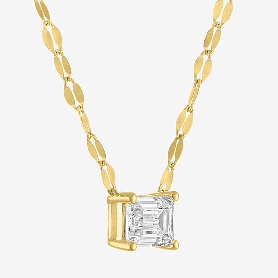 Diamond Addiction (E-F / Vs1-Vs2) Womens 1 CT. T.W. Lab Grown White Diamond 10K Gold 18 Inch Pendant Necklace