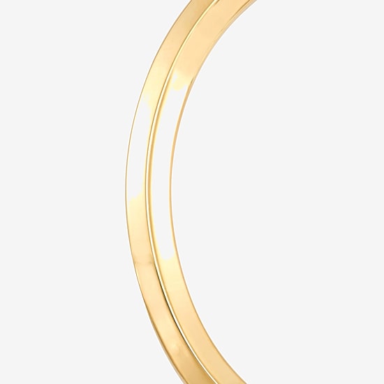 Gold Addiction Womens 10K Gold Bangle Bracelet