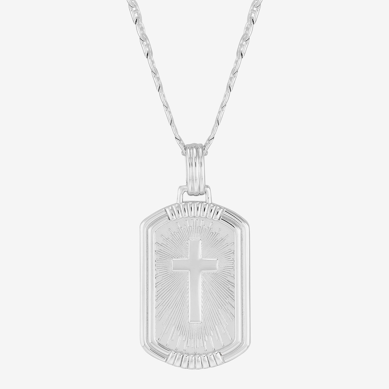 Mens Sterling Silver 22 Inch Chain Necklace