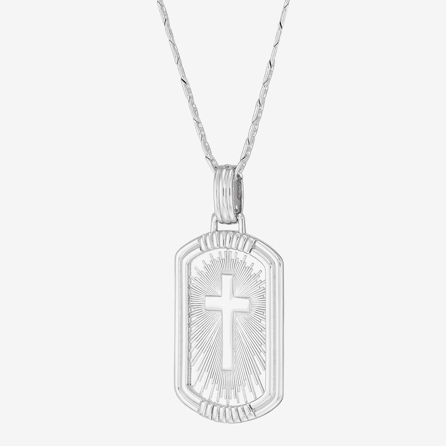 Mens Sterling Silver 22 Inch Chain Necklace