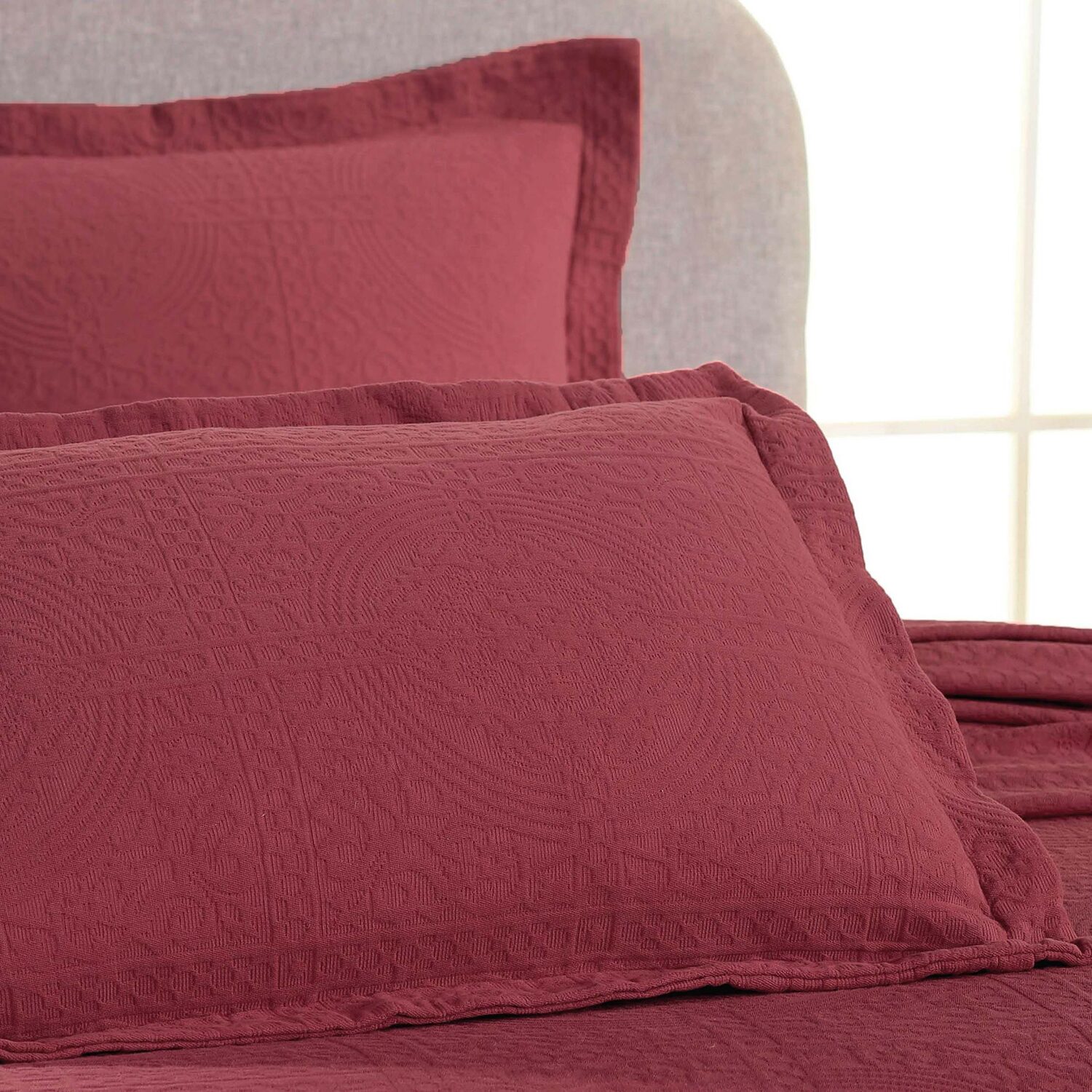 SUPERIOR® Fleur De Lis Matelasse French Pattern Jacquard Bedspread