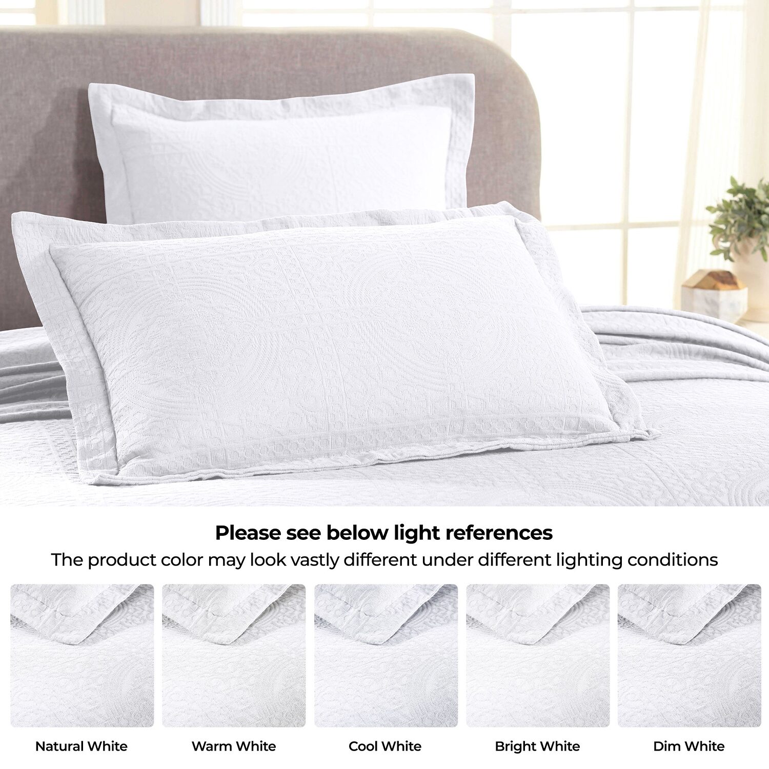 SUPERIOR® Fleur De Lis Matelasse French Pattern Jacquard Bedspread