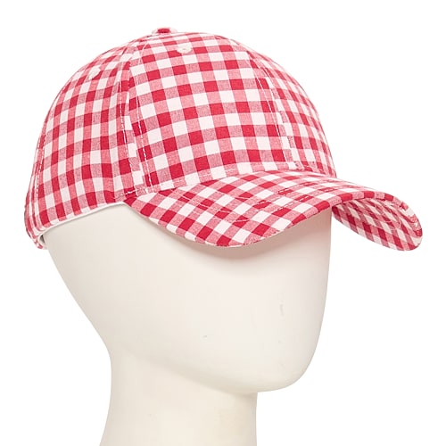 Mixit Printed Womens Baseball Cap In Red
