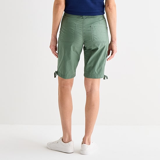 St. John's Bay Womens 11" Tall Bermuda Short