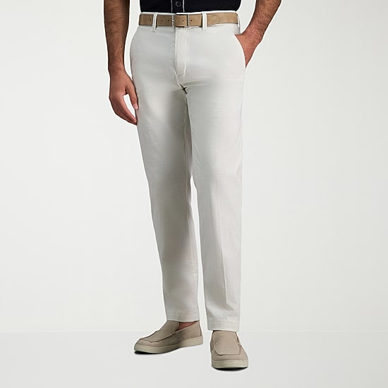 Haggar Cotton Canvas Mens Straight Fit Flat Front Pant