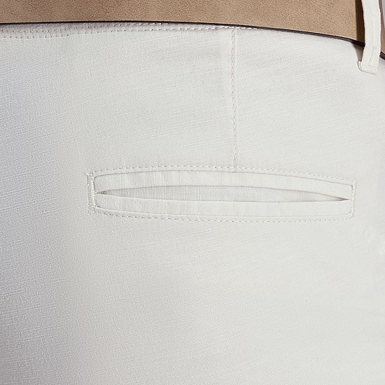Haggar Cotton Canvas Mens Straight Fit Flat Front Pant