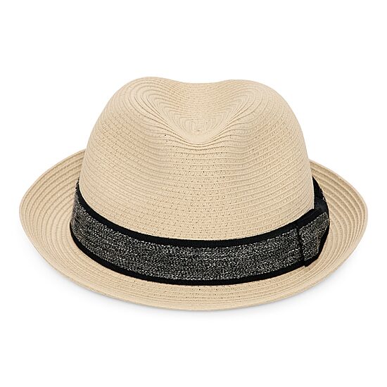 Stafford Contrast Trim Band Mens Fedora