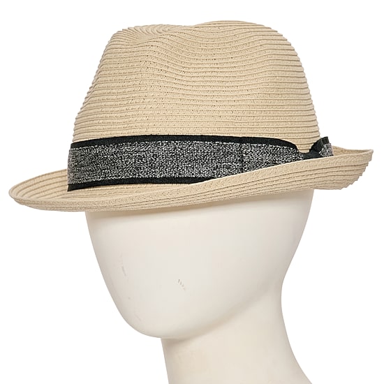 Stafford Contrast Trim Band Mens Fedora