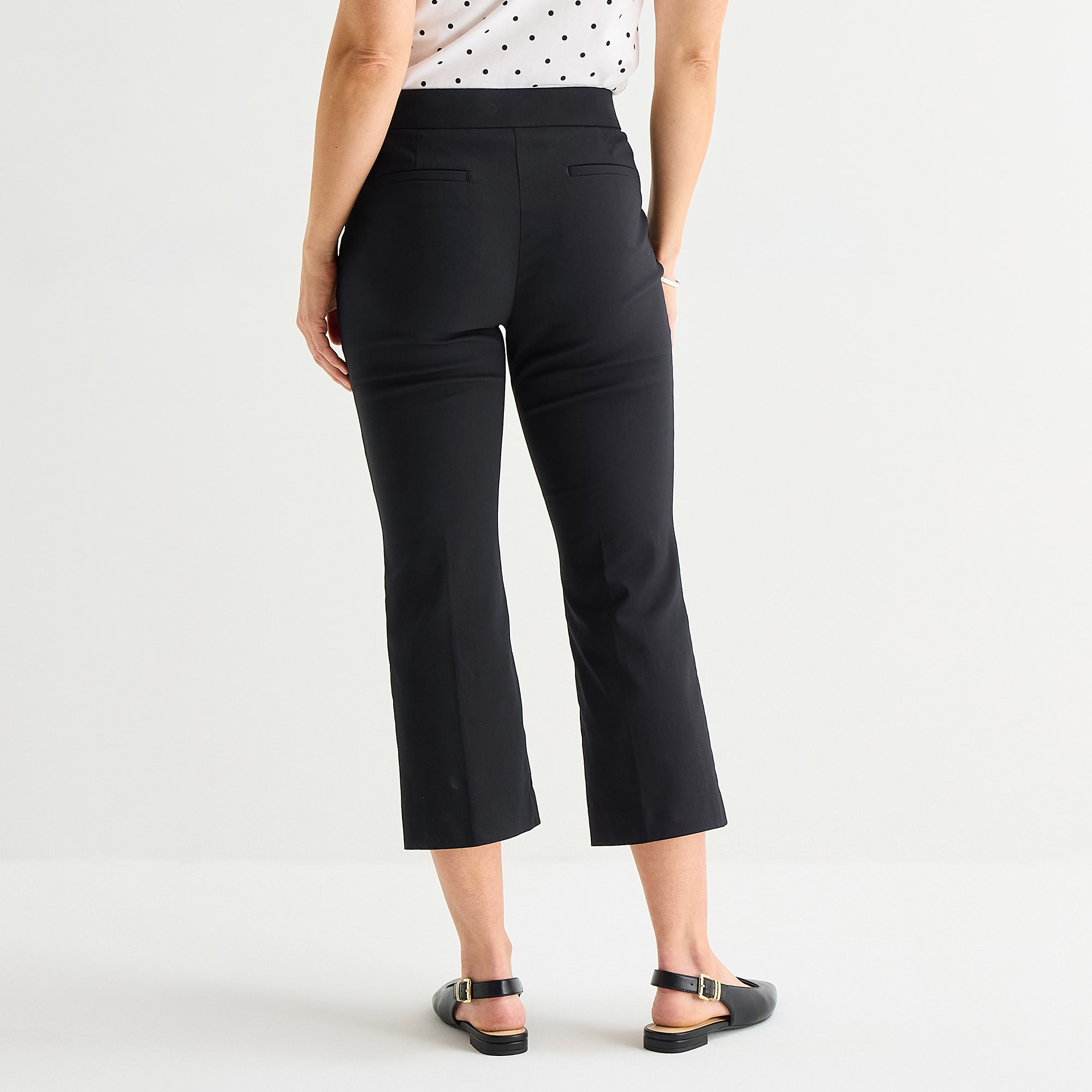 Liz Claiborne Lisa Womens Flare Capri Pant