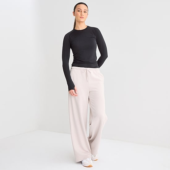 Xersion Womens Seamless Crew Neck Long Sleeve Active T-Shirt