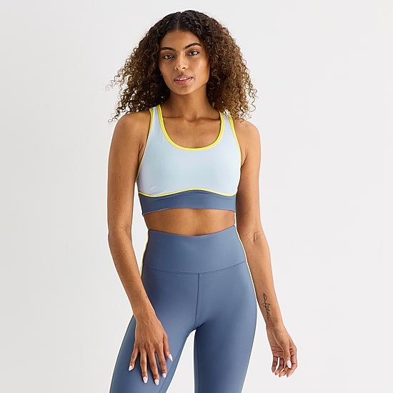 Xersion EverContour+ Womens Sports Long Line Bra