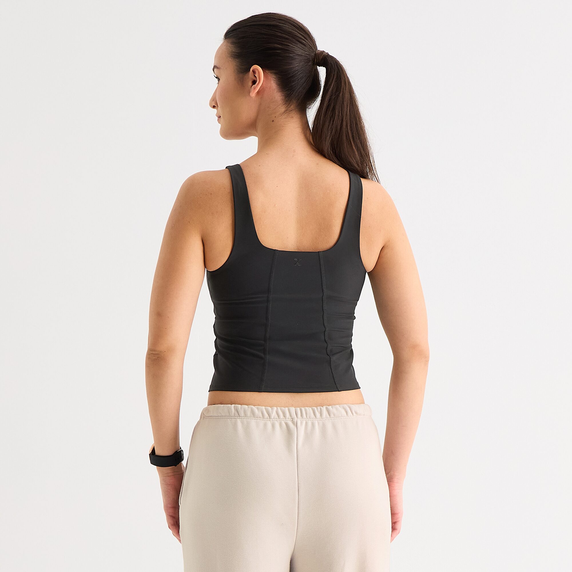 Xersion EverContour+ Womens Square Neck Active Tank Top
