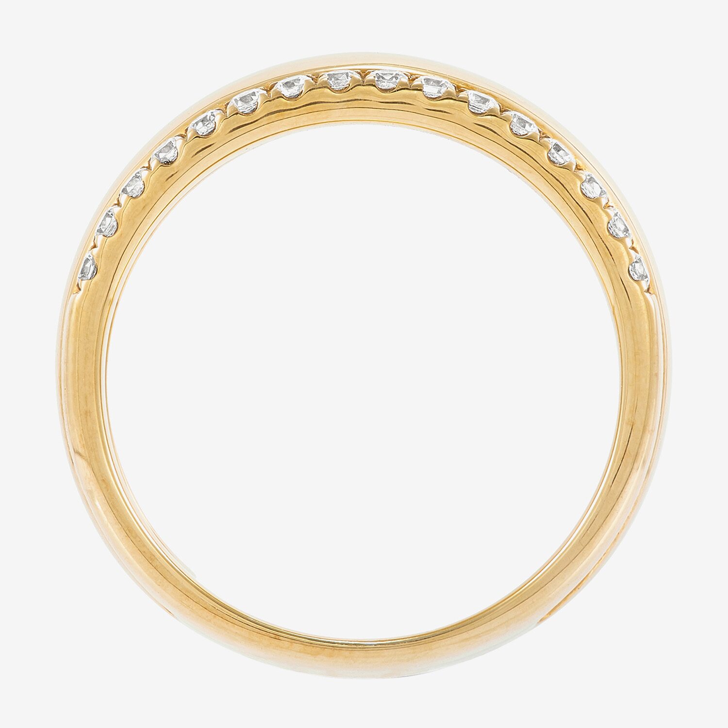 Limited Quantities! Womens 6MM 1/5 CT. Lab Grown White Diamond 14K Gold Band