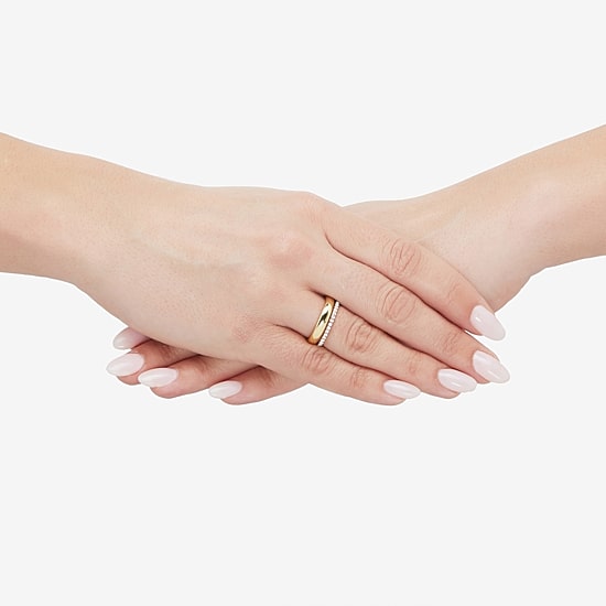 Limited Quantities! Womens 6MM 1/5 CT. Lab Grown White Diamond 14K Gold Band