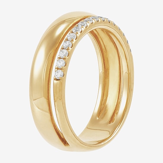 Limited Quantities! Womens 6MM 1/5 CT. Lab Grown White Diamond 14K Gold Band