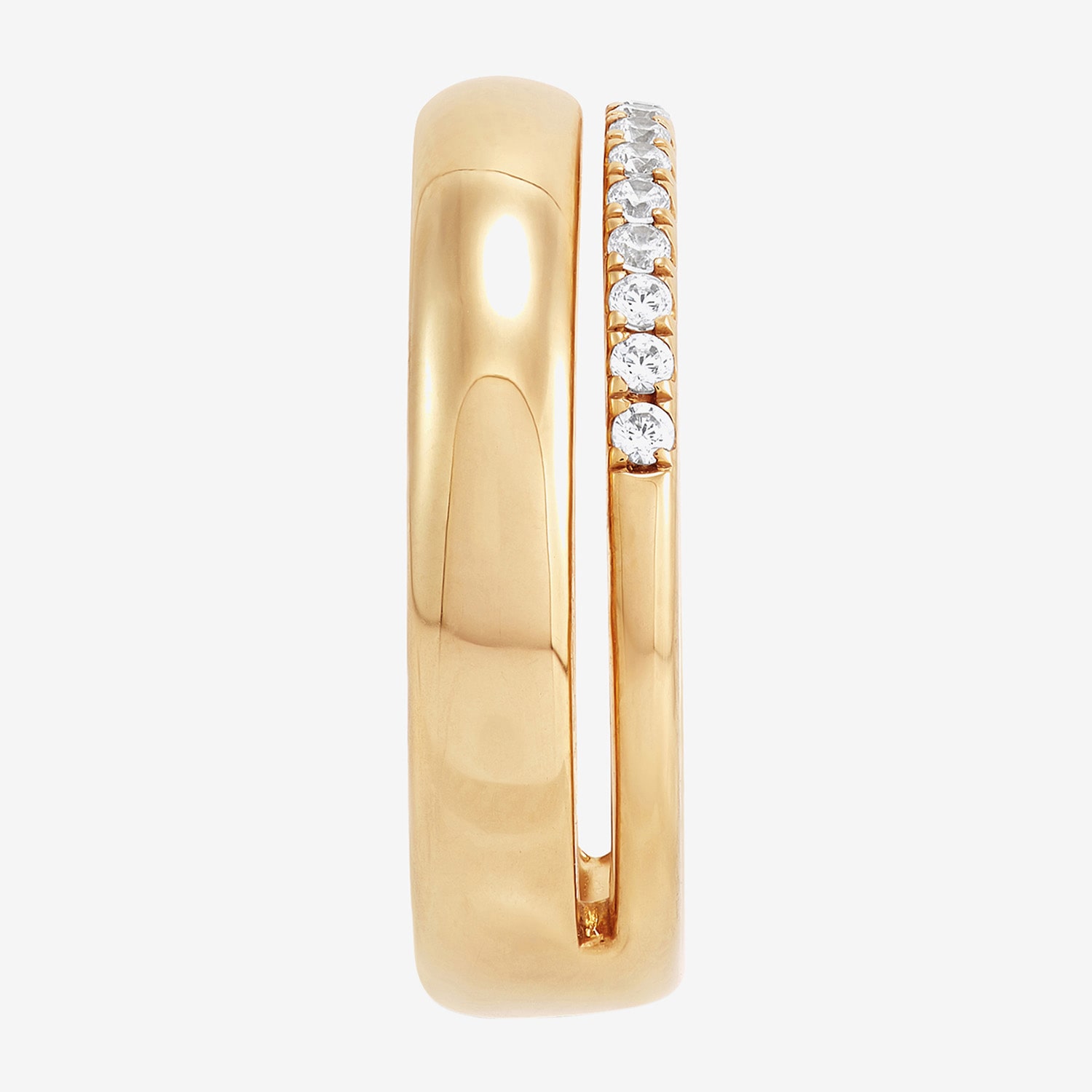 Limited Quantities! Womens 6MM 1/5 CT. Lab Grown White Diamond 14K Gold Band