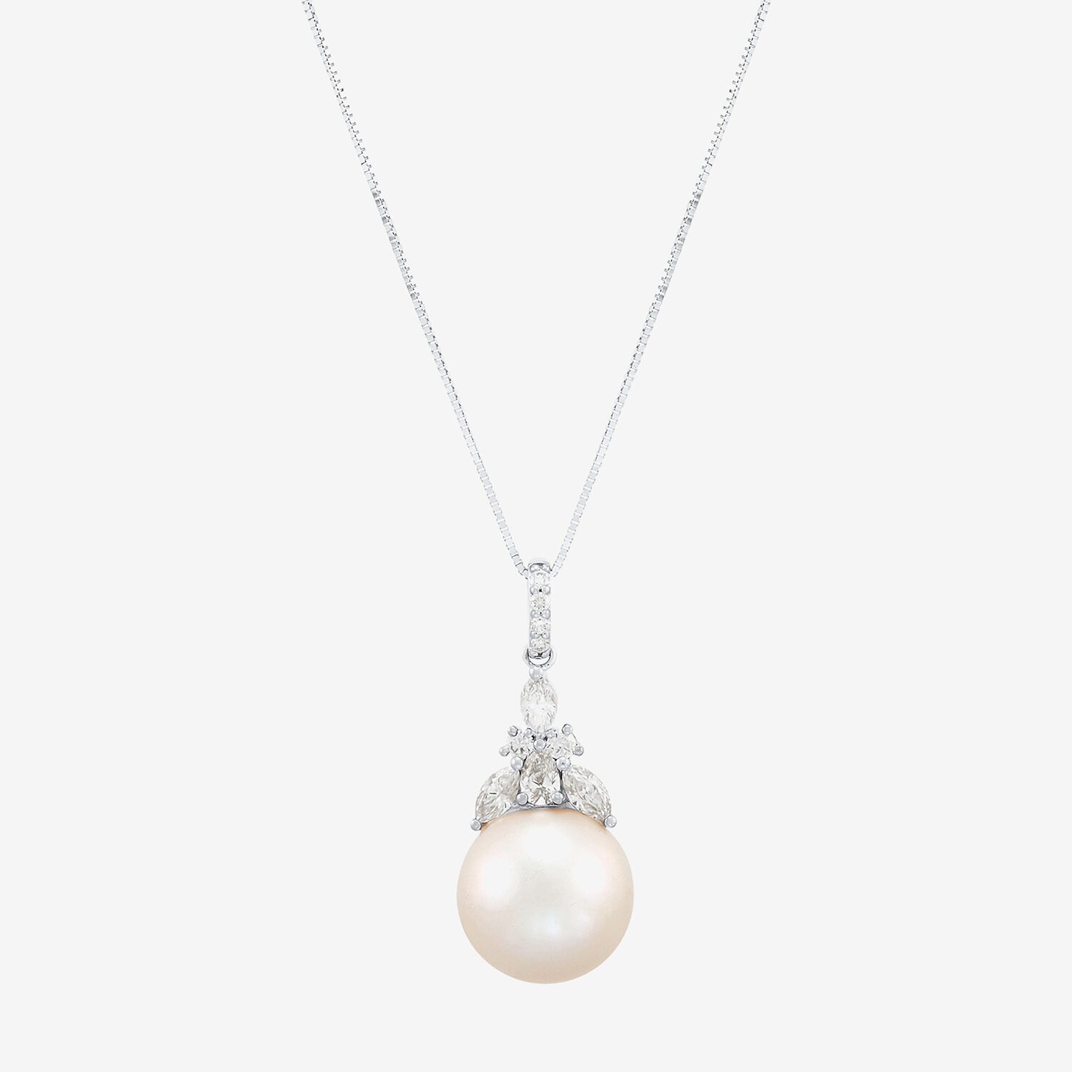 Limited Quantities! Womens / CT. T.W. Genuine White 14K Gold 18 Inch Pendant Necklace