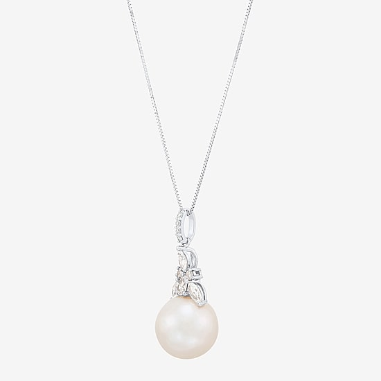 Limited Quantities! Womens 1/2 CT. T.W. Genuine White 14K Gold 18 Inch Pendant Necklace