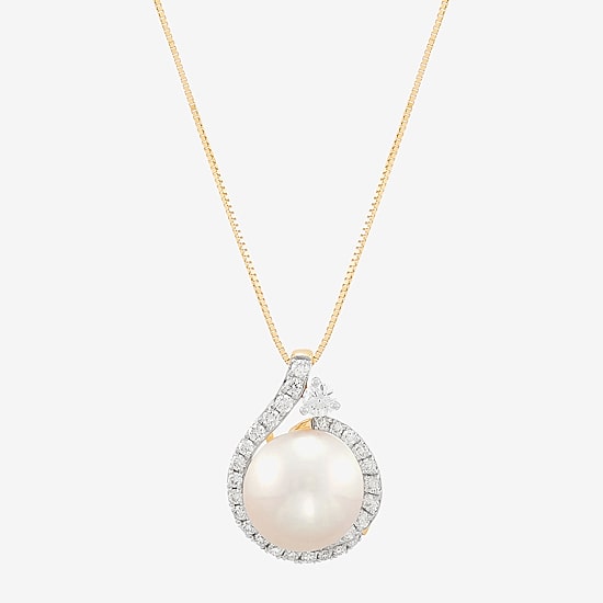 Limited Quantities! Womens 3/8 CT. T.W. Genuine White 14K Gold 18 Inch Pendant Necklace