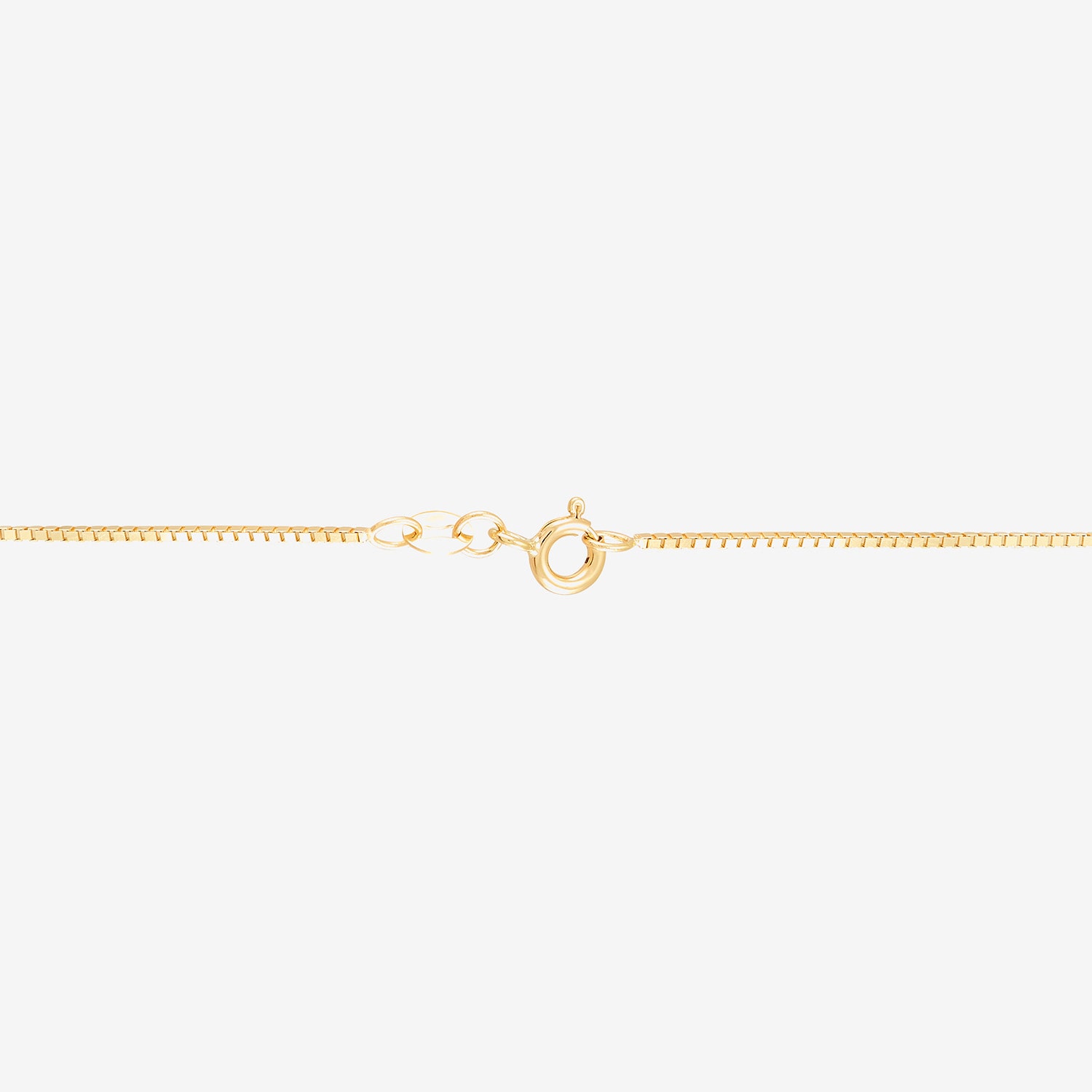 Made in Italy Womens 10K Gold 24 Inch Box Chain Necklace