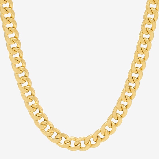 Made in Italy Womens 10K Gold 24 Inch Chain Necklace
