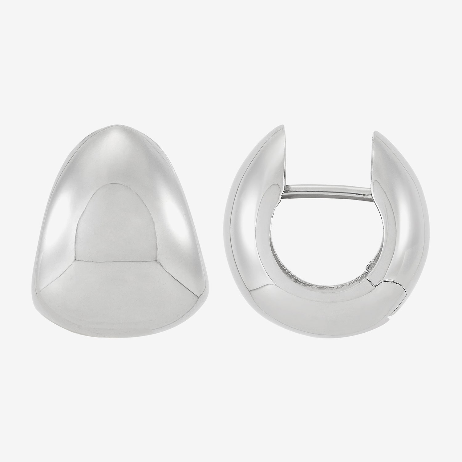 Limited Quantities! Womens Sterling Silver 15mm Hoop Earrings