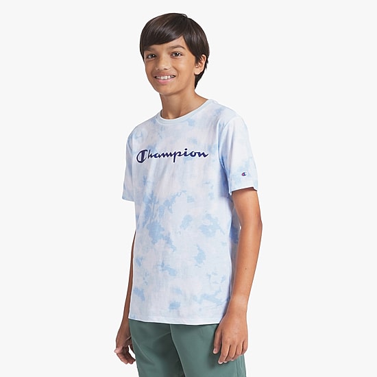 Champion Big Kid Boys Round Neck Short Sleeve Regular Fit Graphic T-Shirt