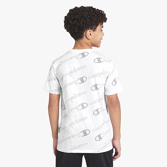 Champion Big Kid Boys Round Neck Short Sleeve Regular Fit Graphic T-Shirt