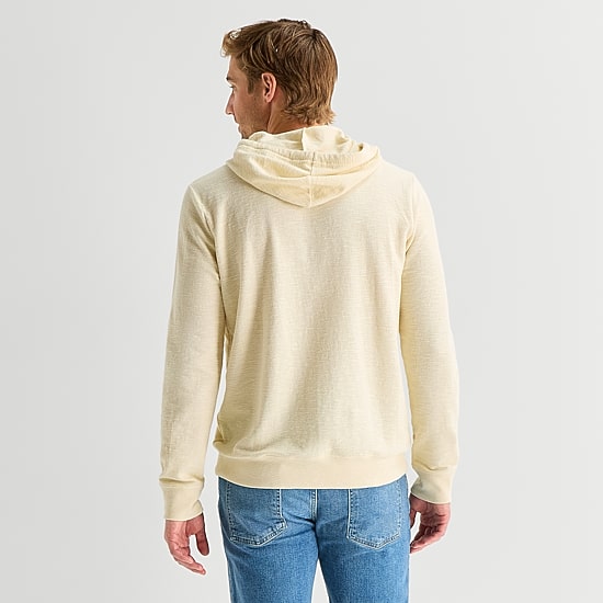 St. John's Bay Slub Mens Long Sleeve Hoodie