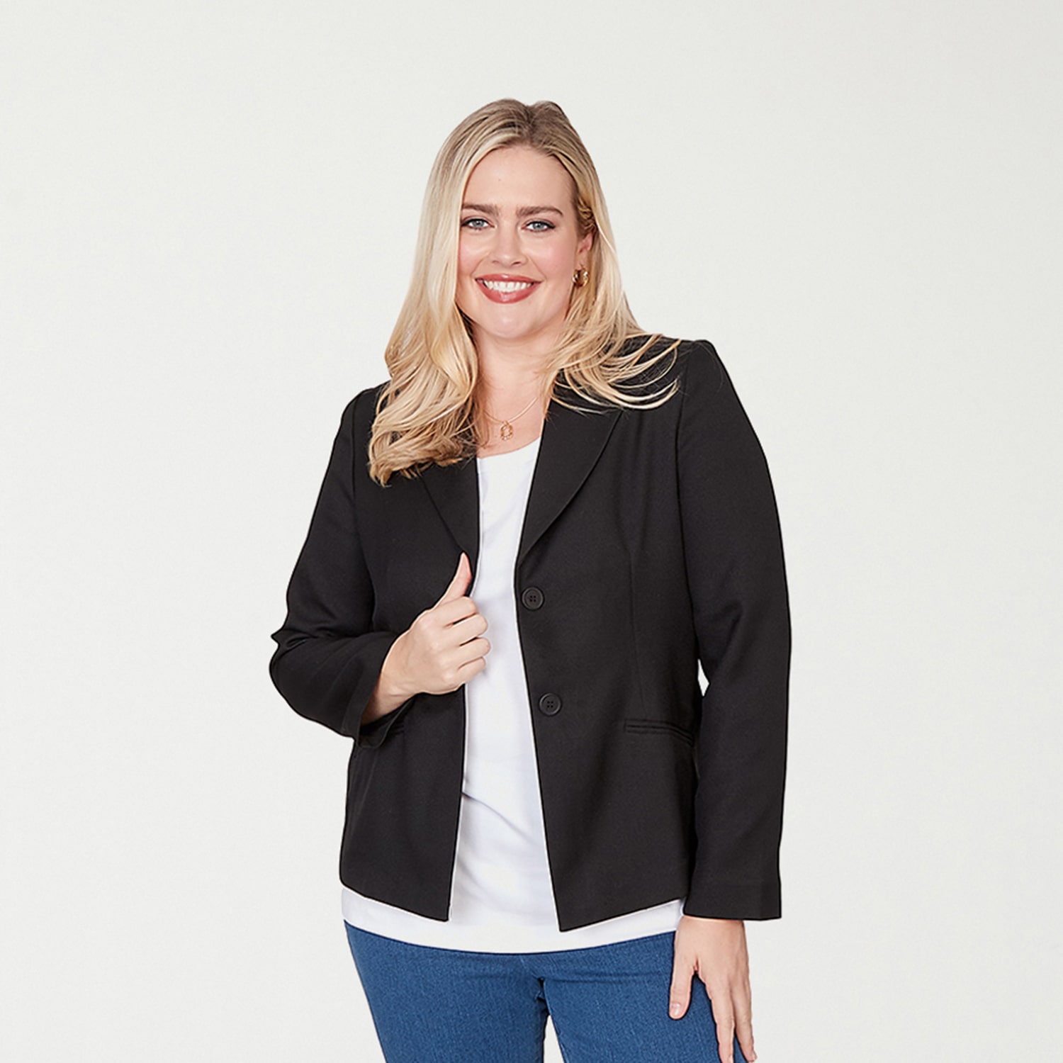 Alfred Dunner Classics Womens Regular Fit Suit Jacket
