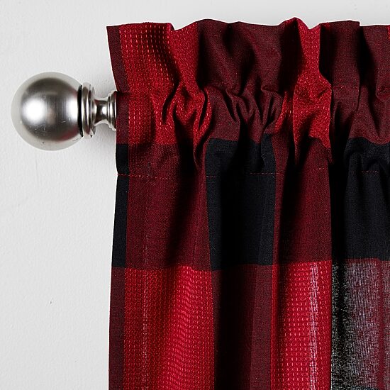 Saturday Knight Grandin Stripe Rod Pocket Light-Filtering Single Curtain Panel