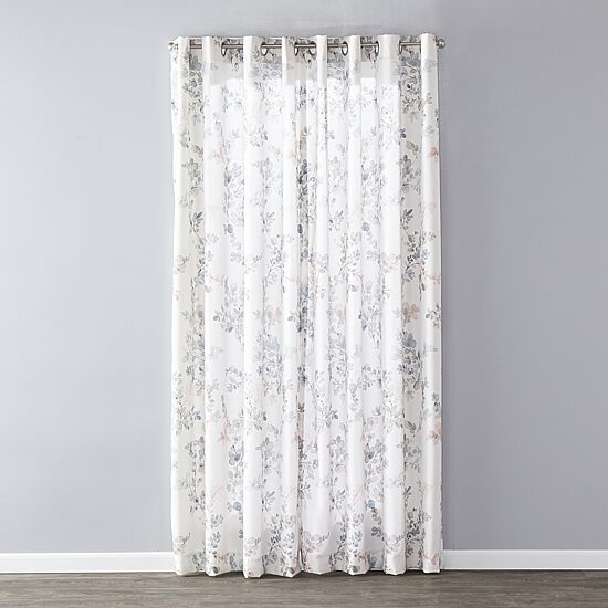 Sunsafe Refresh Floral Grommet Top Light-Filtering Single Curtain Panel